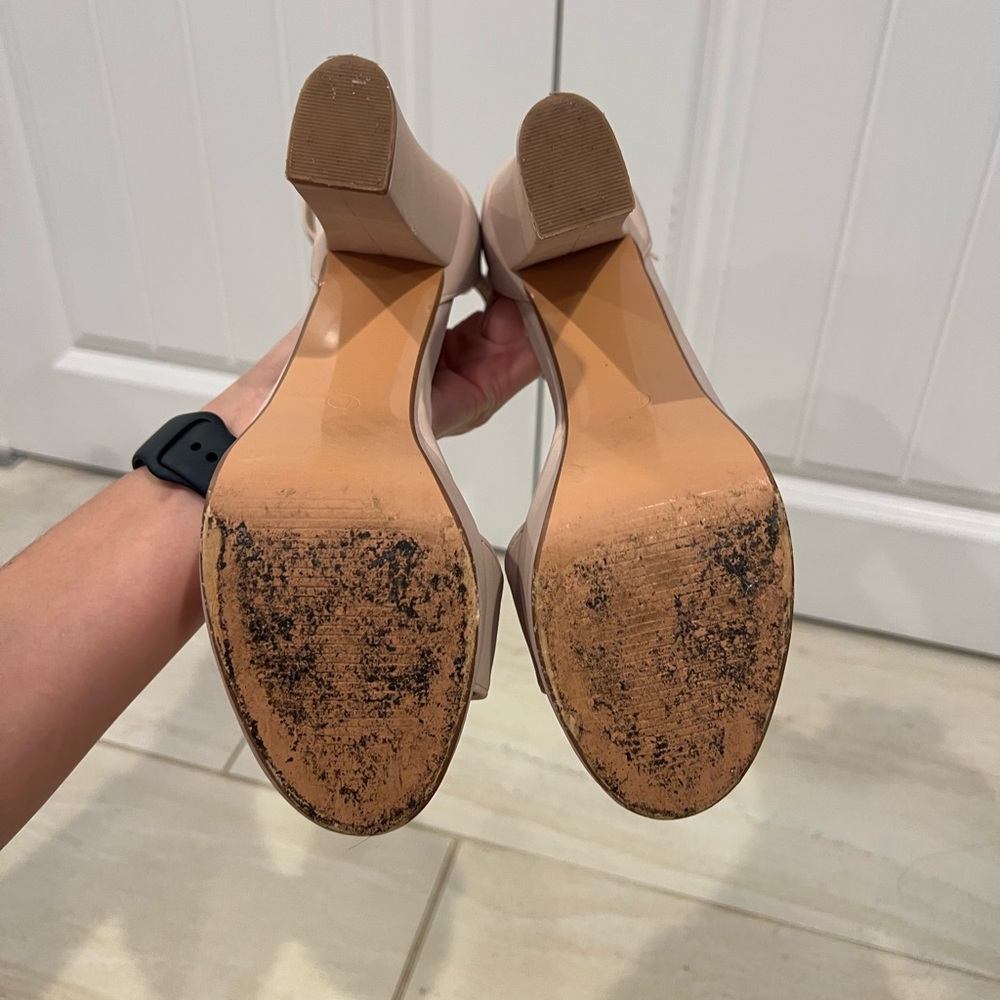 Platform Open Toed Heels - Picture 4 of 7